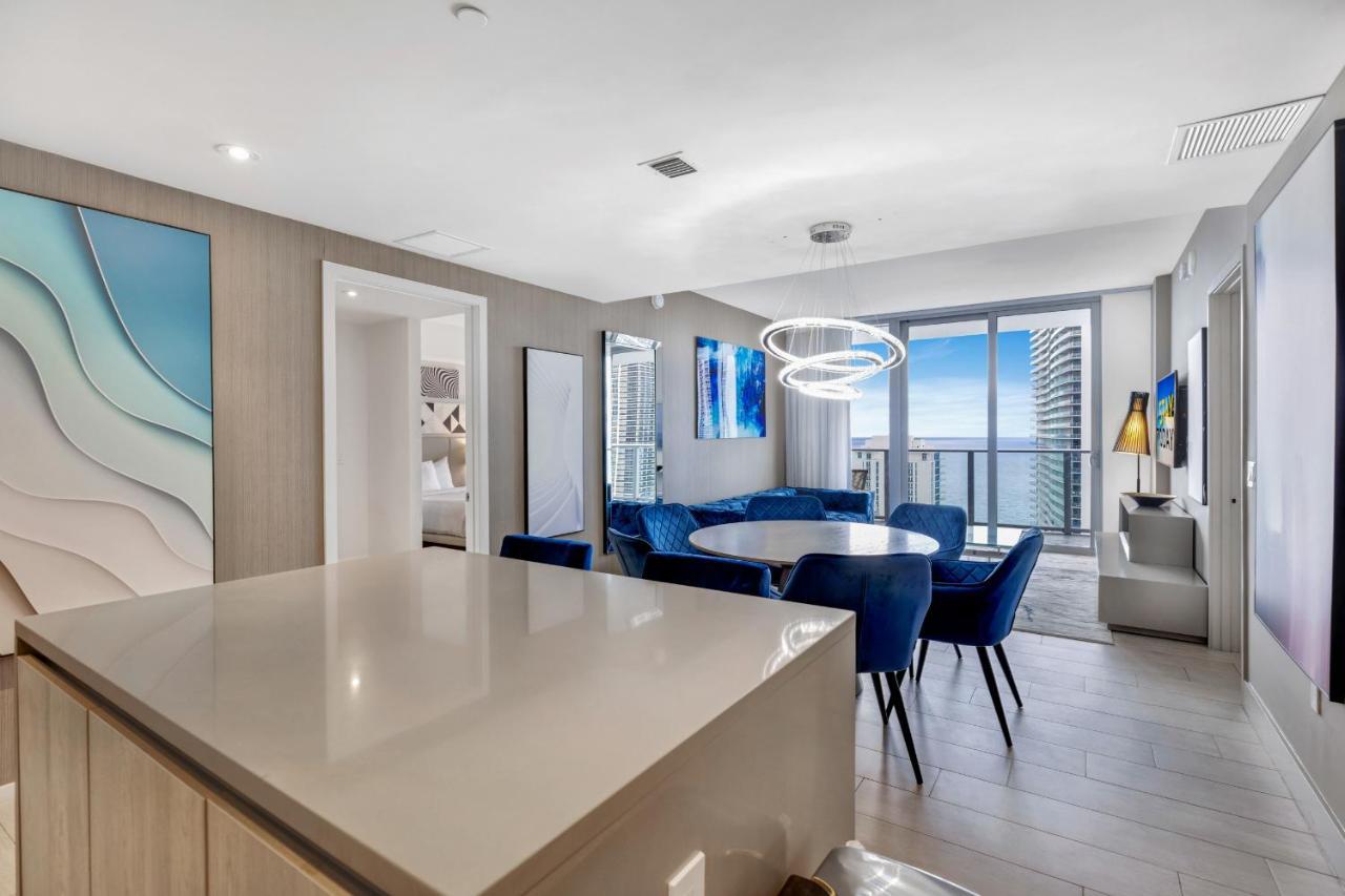 Hyde House - Luxury Waterfront 2Br 2Ba Apartment Suite With Direct Ocean View, Roof Top Pool, Resort Amenities Hollywood Ngoại thất bức ảnh