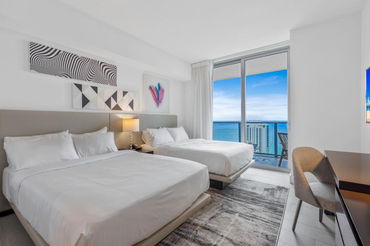 Hyde House - Luxury Waterfront 2Br 2Ba Apartment Suite With Direct Ocean View, Roof Top Pool, Resort Amenities Hollywood Ngoại thất bức ảnh