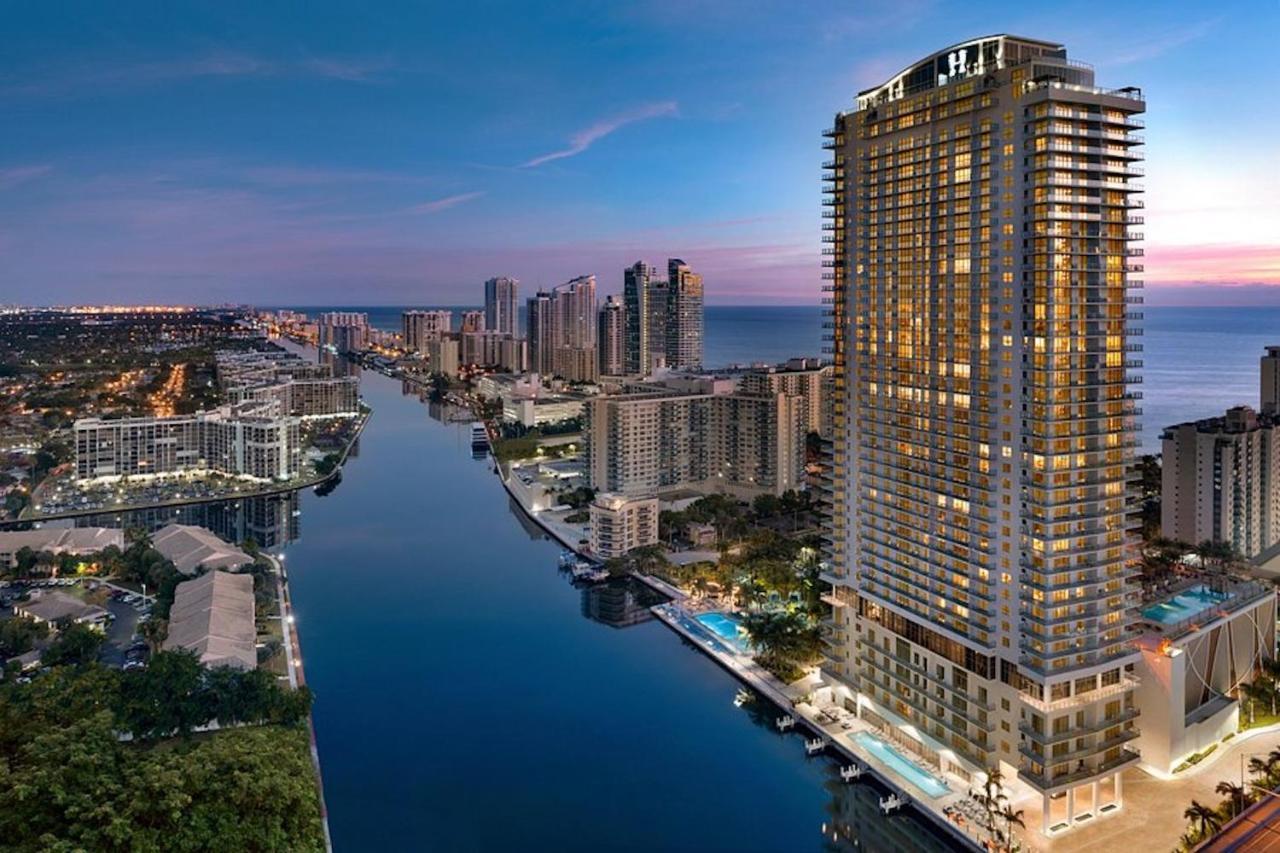Hyde House - Luxury Waterfront 2Br 2Ba Apartment Suite With Direct Ocean View, Roof Top Pool, Resort Amenities Hollywood Ngoại thất bức ảnh
