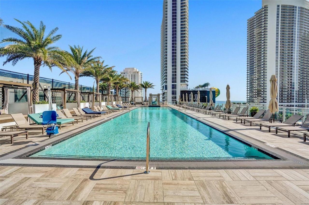 Hyde House - Luxury Waterfront 2Br 2Ba Apartment Suite With Direct Ocean View, Roof Top Pool, Resort Amenities Hollywood Ngoại thất bức ảnh