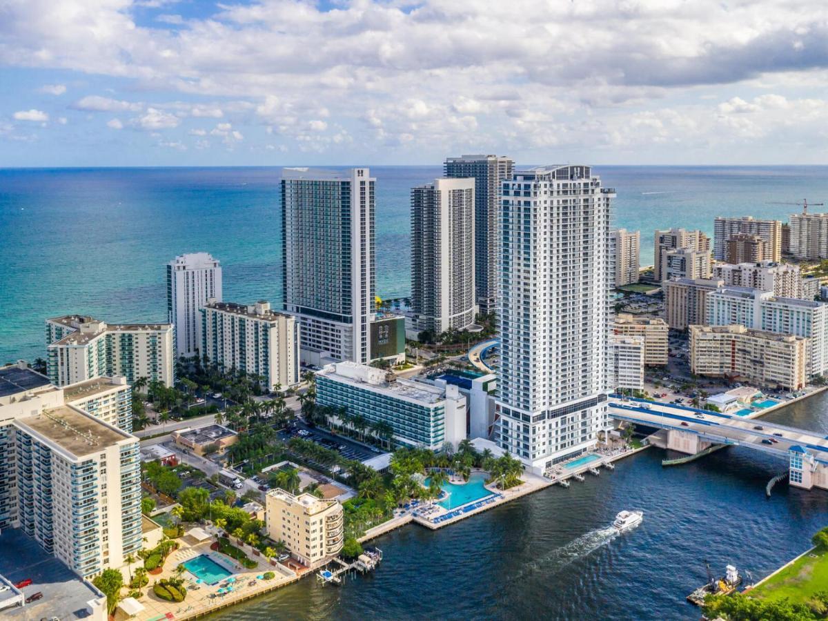 Hyde House - Luxury Waterfront 2Br 2Ba Apartment Suite With Direct Ocean View, Roof Top Pool, Resort Amenities Hollywood Ngoại thất bức ảnh